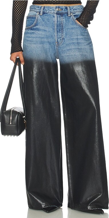 Alexander Wang Surge Wide Leg With Partial Coating