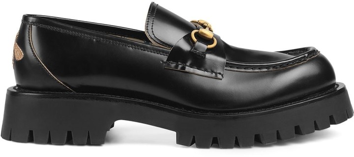 gucci loafer lug sole