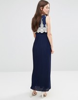 Thumbnail for your product : Darling Melissa Maxi Dress With Pleated Skirt And Crochet Top