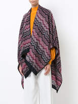 Thumbnail for your product : Missoni chevron-knit poncho