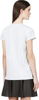 Thumbnail for your product : Balmain Mint Ribbed Shoulder T-Shirt