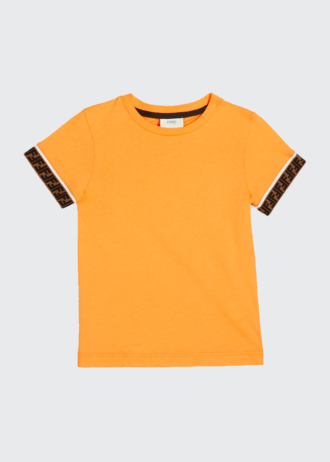 orange fendi shirt