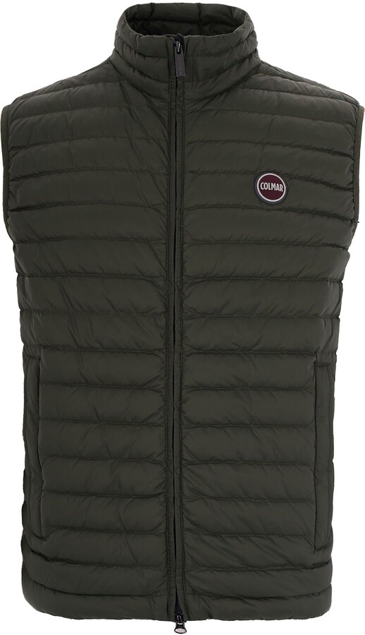 COLMAR ORIGINALS Lightweight Quilted Vest With Adjustable Drawstring And Zippered Pockets