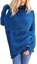 Thumbnail for your product : Rela Bota Womens Turtleneck Long Sleeve Oversized Loose Knit Cable Sweaters Pullover Tops