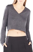 Thumbnail for your product : BCBGMAXAZRIA Viktorie Cropped Wool Sweater