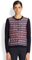 Thumbnail for your product : Piazza Sempione Print-Front Cardigan