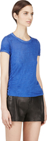 Thumbnail for your product : IRO Cobalt Blue Faded Mariza T-Shirt