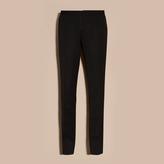 Thumbnail for your product : Burberry Virgin Wool Tuxedo Trousers , Size: 44, Black