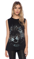 Thumbnail for your product : Haute Hippie Cheetah Muscle Tank