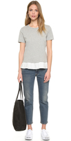 Thumbnail for your product : Clu Too Ruffled Short Sleeve Top