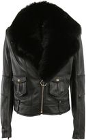 Thumbnail for your product : Philipp Plein Leather Biker
