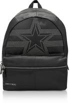 Thumbnail for your product : Jimmy Choo Reed Black Leather Large Backpack w/Studded Star