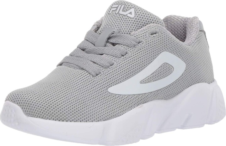 gray fila shoes