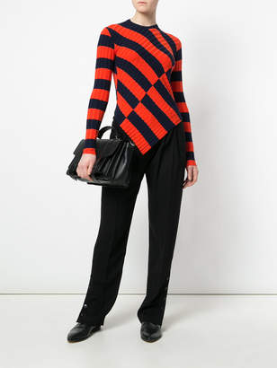 Altuzarra asymmetric stripe sweater