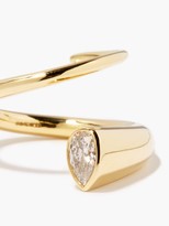 Thumbnail for your product : KatKim Pear Crescendo Diamond & 18kt Gold Ring - Yellow Gold