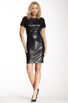 Thumbnail for your product : Laundry by Shelli Segal Laundry Belted Two-Tone Ponte Dress