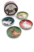 Thumbnail for your product : C. Wonder Puppy Porcelain Coasters