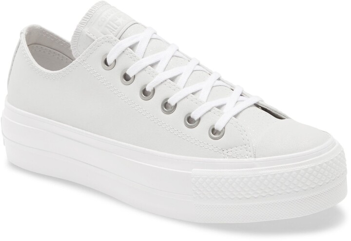 All White Leather Converse | Shop the world's largest collection of fashion  | ShopStyle