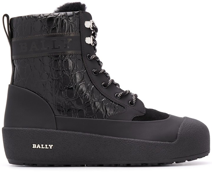 bally lace up boots