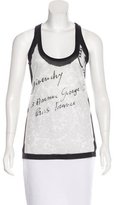 Thumbnail for your product : Givenchy Graphic Print Sleeveless Top