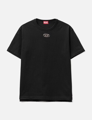 【DIESEL】T-Just-Od Diesel T-Just-OD Cotton T-shirt | Black | FARFETCH