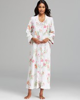 Thumbnail for your product : Carole Hochman Tropic Ditsy Waffle Knit Long Robe