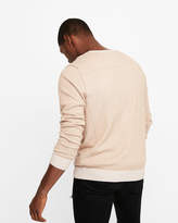 Thumbnail for your product : Express Detailed Crew Neck Sweater