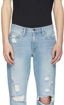 Thumbnail for your product : Frame Blue LHomme Slim Raw Edge Jeans