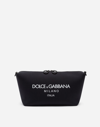 Dolce & Gabbana Neoprene Palermo Bag With Printed Logo