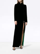 Thumbnail for your product : Beau Souci Velvet slit maxi dress