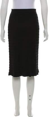 Nina Ricci Knee-Length Silk Skirt