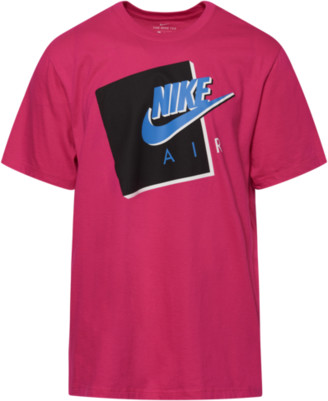 black and hot pink nike shirt