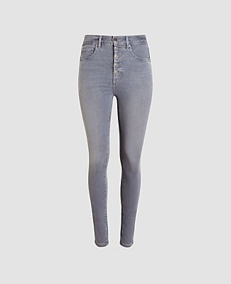petite grey skinny jeans