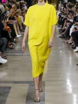 Thumbnail for your product : Rochas Light Wool Canvas Midi Dress