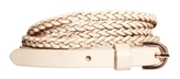 Thumbnail for your product : Pieces Sen Leather Waist Belt - Nude