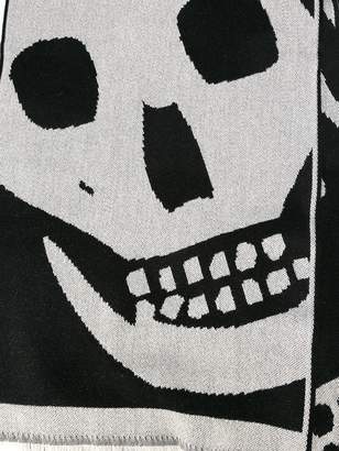 Alexander McQueen 'Big Skull' knit scarf
