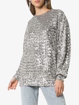 Thumbnail for your product : Isabel Marant Olivia sequin embellished top