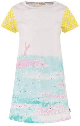 Billieblush Pink Mermaid Print Dress