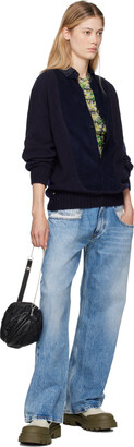 Bless Navy Frontinsertshirt Sweater - ShopStyle