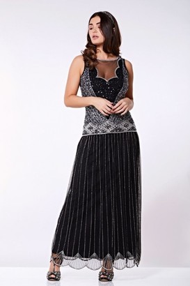 drop waist evening dress uk