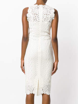 Ermanno Scervino embroidered fitted dress