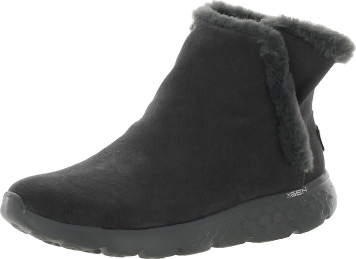 Skechers On-The-Go 400 - Blaze Womens Suede Winter Ankle Boots - ShopStyle
