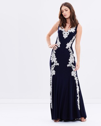 Ava Embroidered Gown