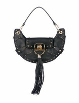 Thumbnail for your product : Balmain Domaine Studded Leather Shoulder Bag Black
