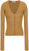Thumbnail for your product : Lanvin Metallic Ribbed-knit Cardigan