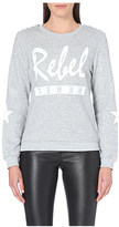 Thumbnail for your product : Zoe Karssen Rebel cotton-blend sweatshirt