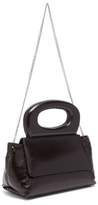 Thumbnail for your product : Lemaire Cabas Mini Leather Cross-body Bag - Womens - Dark Brown
