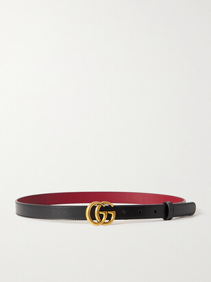 Gucci Reversible Leather Belt - Black - 70