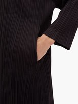 Thumbnail for your product : Pleats Please Issey Miyake Pleated Technical-jersey Midi Tunic Dress - Black