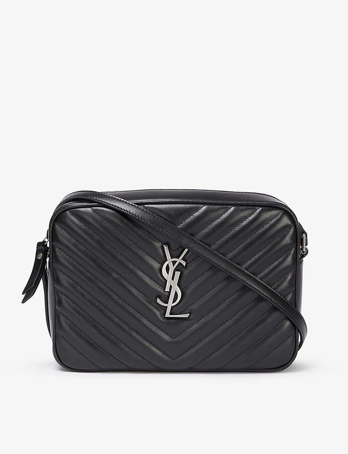 black crossbody silver hardware